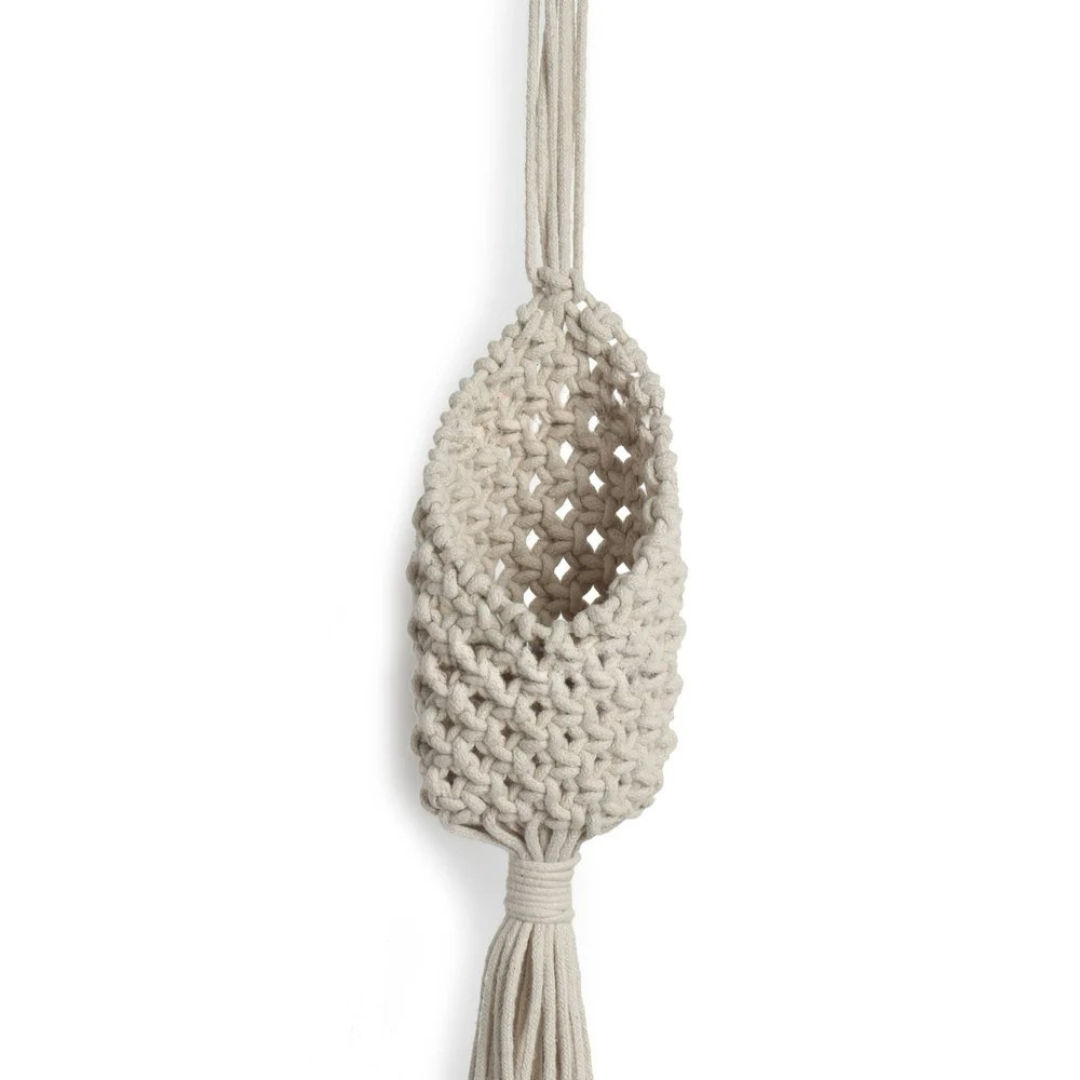 Macrame Nest Plant Hanger For Mini Plants
